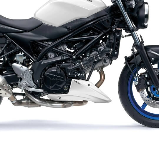 Pyramid Belly Pan Suzuki SV650 '16-'23 | Gloss White