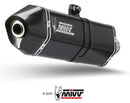 MIVV Speed Edge Black Stainless Steel Slip-On Exhaust '21-'23 Triumph Tiger 900/GT/Pro/Rally