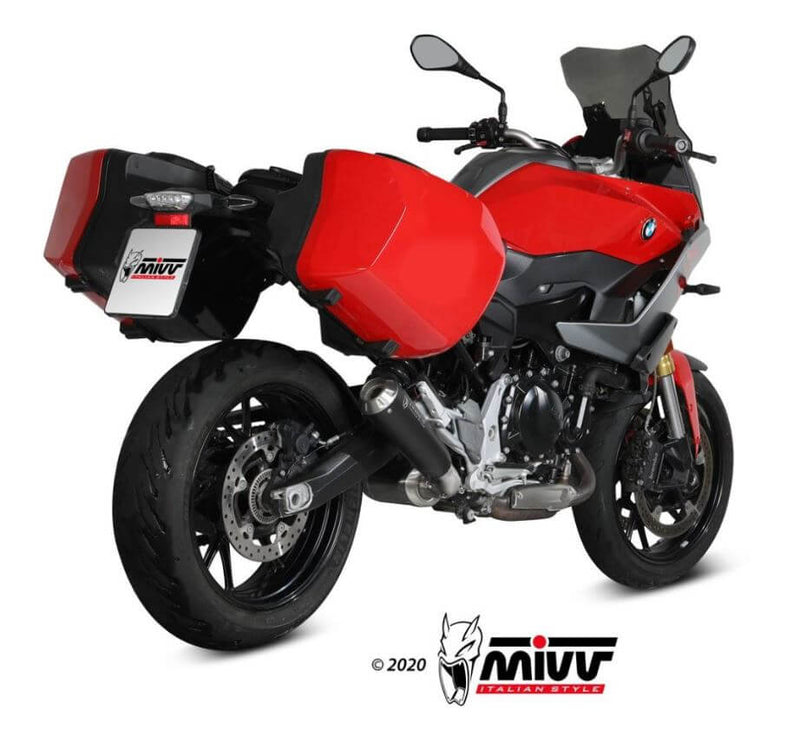 MIVV X-M1 Black Stainless Steel Slip-On Exhaust '20-'23 BMW F 900 XR