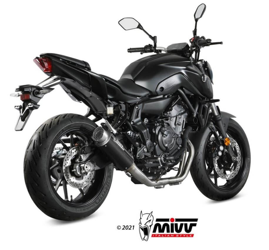 MIVV GP Pro Carbon Full System Exhaust '21-'23 Yamaha MT/FZ-07