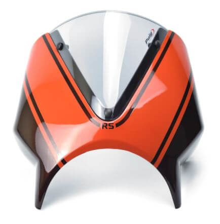 Pyramid Fly Screen '18-'20 Kawasaki Z900 RS | Candytone Brown/Orange