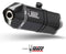 MIVV Speed Edge Black Stainless Steel Slip-On Exhaust '13-'18 BMW R 1200 GS/ADV
