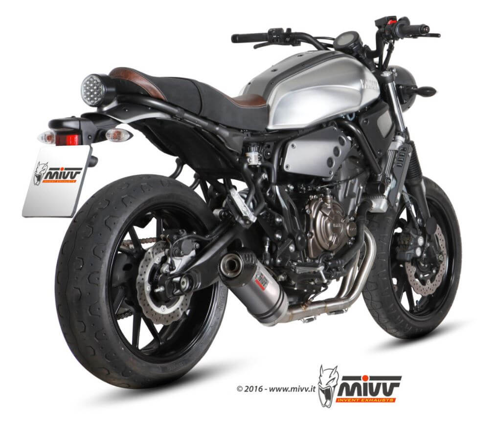MIVV Oval Titanium Full System Exhaust '16-'20 Yamaha XSR 700