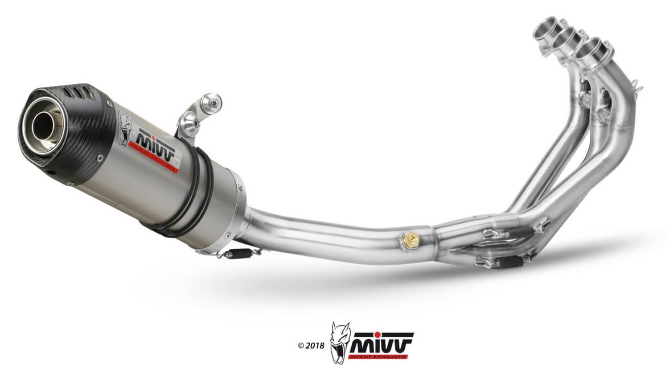 MIVV Oval Titanium Full System Exhaust '16-'20 Yamaha XSR 900