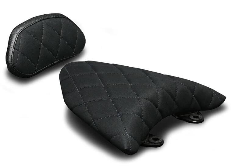 LuiMoto Diamond Comfort Passenger Seat Cover/Backrest '16-'22 Ducati XDiavel