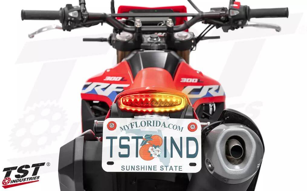 TST Integrated Tail Light + Fender Eliminator 21-25 Honda CRF300L/Rally