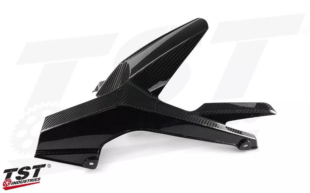 TST Carbon Fiber Rear Tire Hugger/Chain Guard '14-'20 Honda Grom