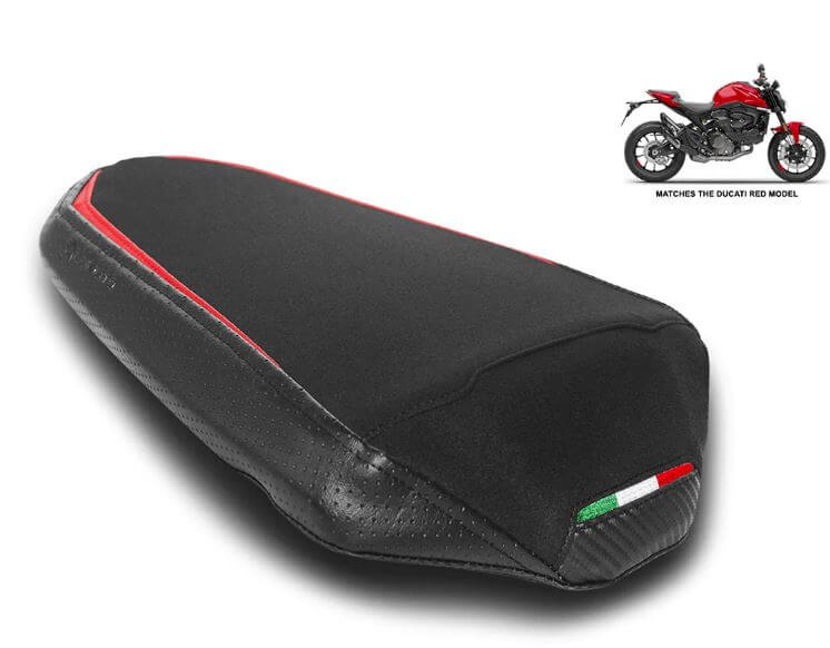 LuiMoto Veloce Passenger Seat Cover '21-'23 Ducati Monster 937/950