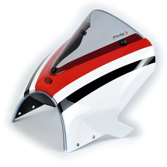 Pyramid Fly Screen Yamaha XSR 900 '20-'23 | Dynamic White