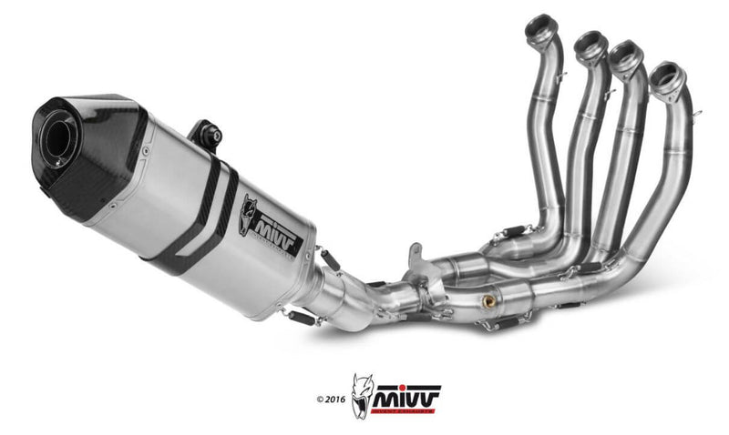 MIVV Speed Edge Stainless Steel Full System Exhaust '15-'22 Yamaha R1