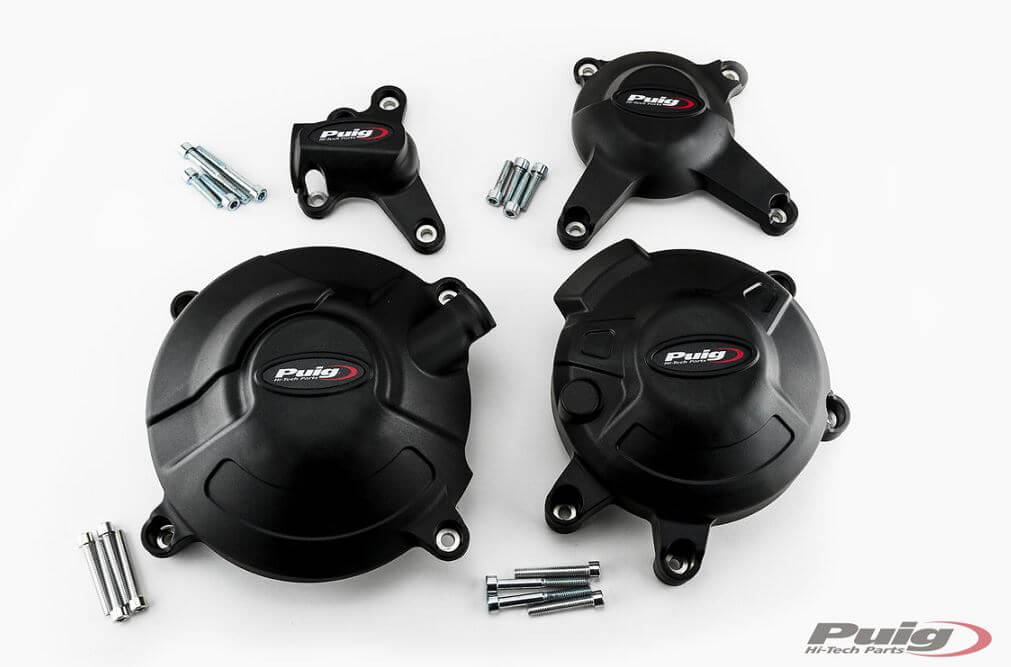 Puig Engine Protective Cover '14-'20 Yamaha FZ-09 / MT-09