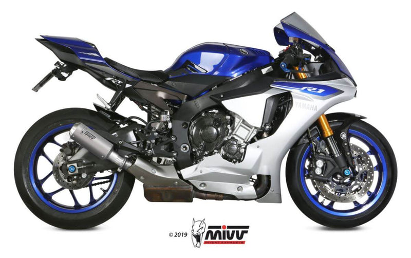 MIVV MK3 Stainless Steel Slip-On Exhaust '15-'22 Yamaha R1