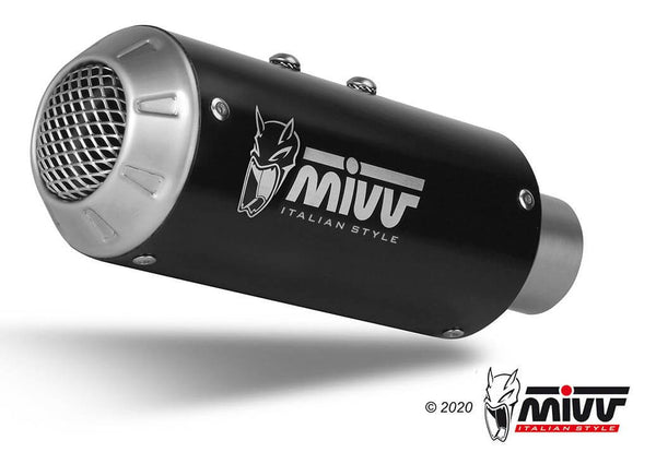 MIVV MK3 Black Stainless Steel Slip-On Exhaust '06-'16 Yamaha R6