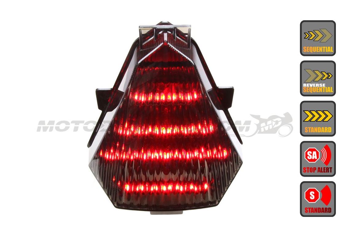 Motodynamic Sequential Integrated LED Tail Light 08-16 Yamaha R6