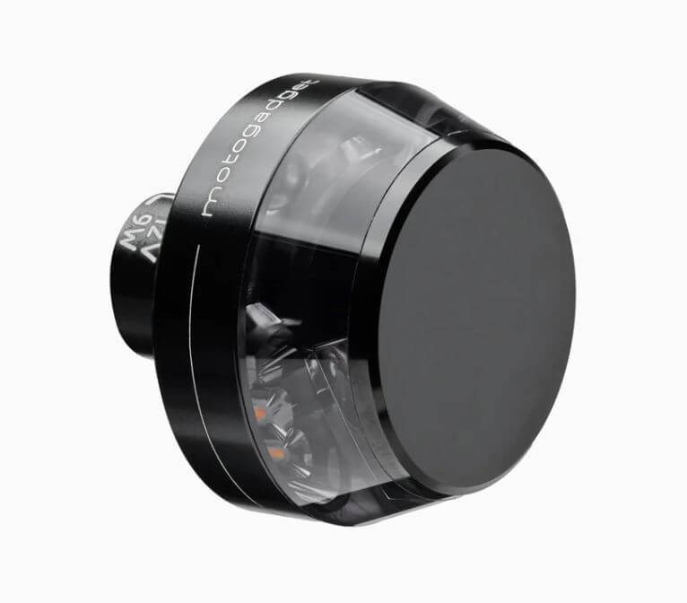 Motogadget m-Blaze Disc Dark - Bar End LED Turn Signal (Each)