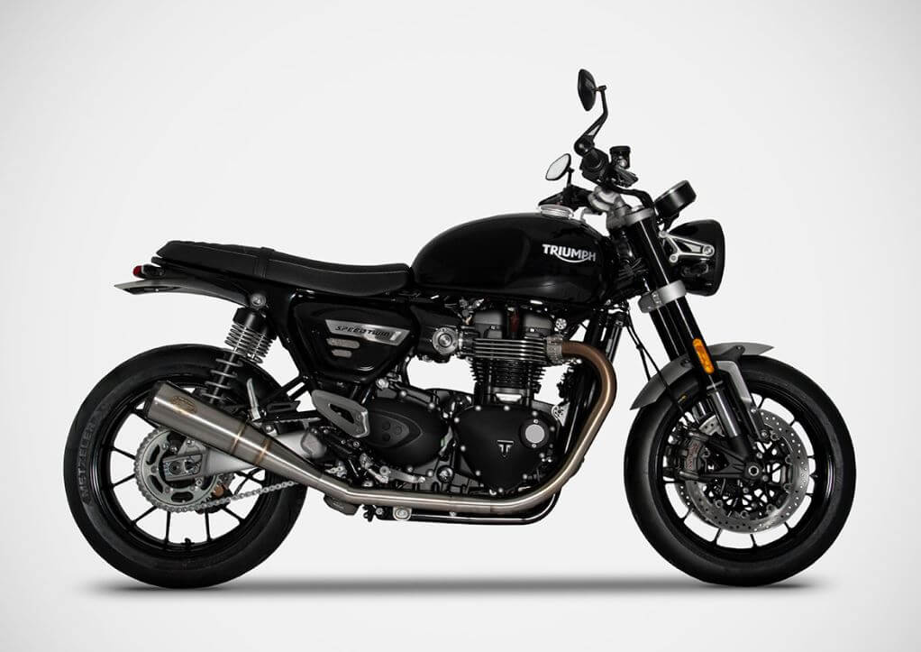 ZARD Conical Slip-On Exhaust 21-24 Triumph Thruxton R/RS, 21-24 Speed