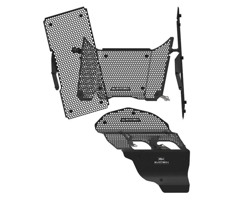 Evotech Performance Radiator Cylinder Head Guard Complete Set '21-'23 Ducati Multistrada V4/S/Sport/Rally/Pikes Peak
