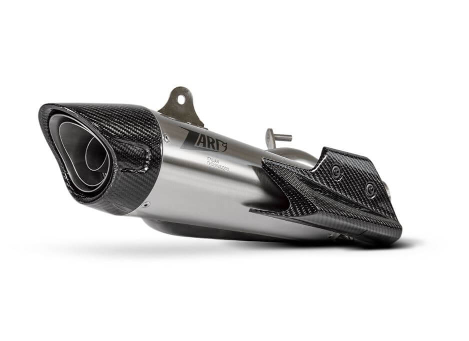 ZARD Stainless Steel Racing Slip-On Exhaust '20-'22 Triumph Street Triple  765