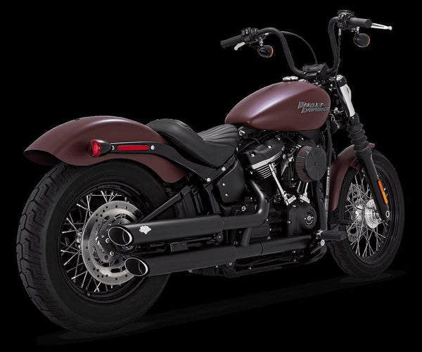 Vance & Hines Twin Slash 3" Slip-On Exhausts '18-'23 Harley-Davidson Softail