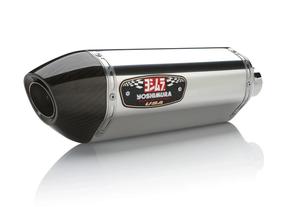 Yoshimura Street R77 Dual Exhaust Slip-On System '09-'14 Yamaha YZF-R1