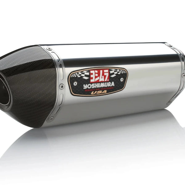 Yoshimura Street R77 Dual Exhaust Slip-On System '09-'14 Yamaha