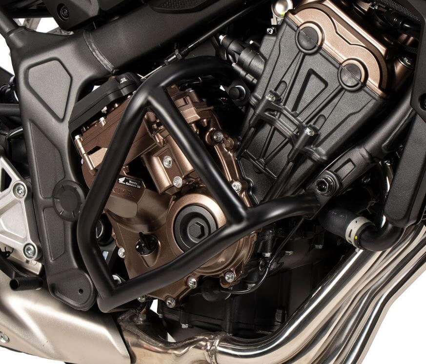 Hepco & Becker Engine Protection Bar "Solid' Black 24- Honda CB650R E-Clutch