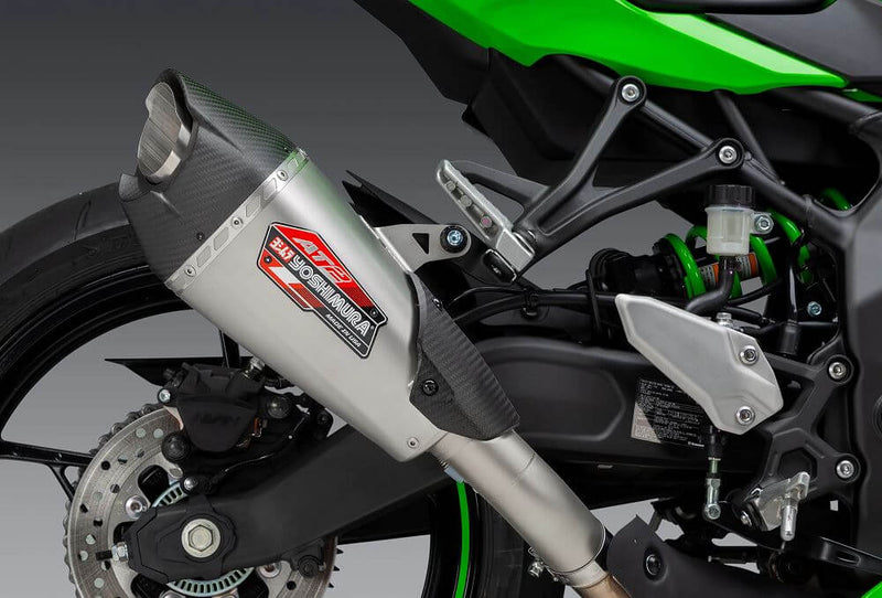 Yoshimura AT2 Stainless Slip-On Exhaust '23- Kawasaki ZX-4RR