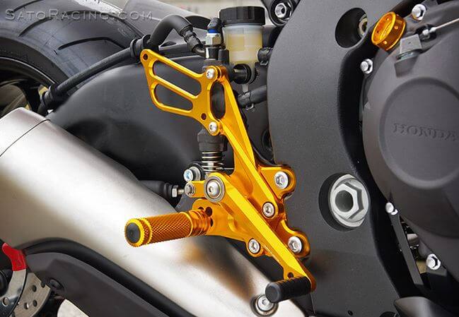 Sato Racing Adjustable Rearsets '08-'16 Honda CBR1000RR (Non-ABS Model)