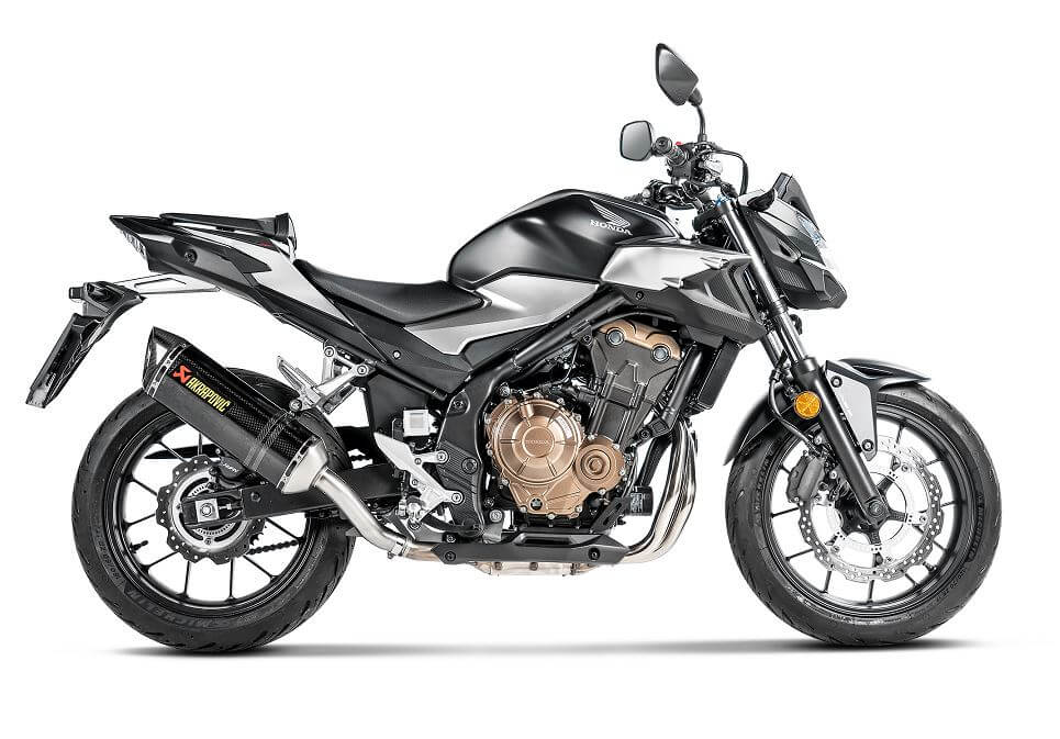とっておきし新春福袋 Akrapovic Slip-On CB500F Honda '16-'20 Exhaust (Carbon) バイクマフラー