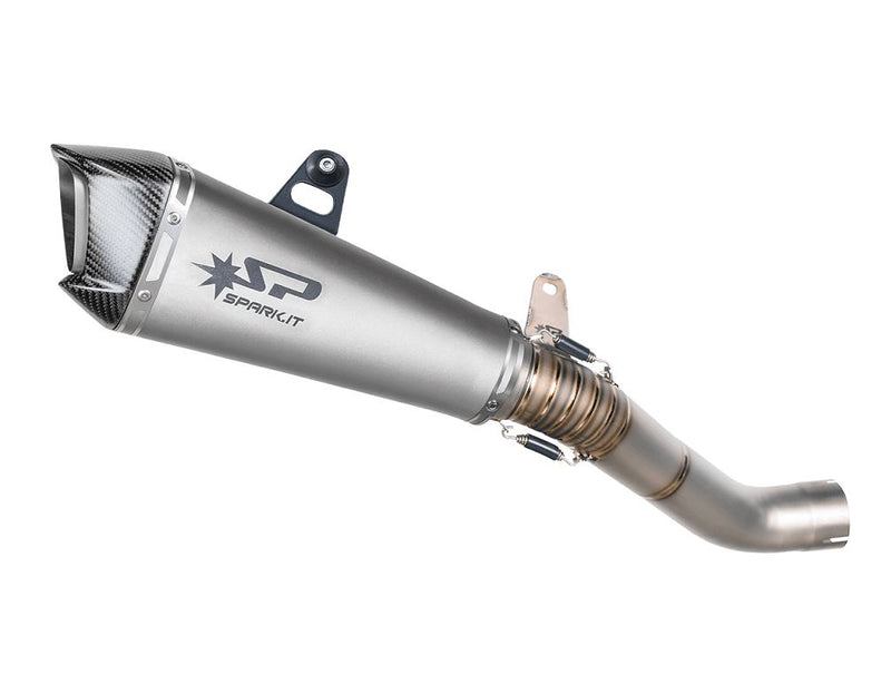 Spark KONIX Titanium Slip-On Exhaust '17-'20 Aprilia RSV4 RR/RF, '17-'20 Tuono V4 RR/Factory