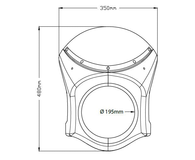 Puig Retro Semi Fairing '19-'23 Honda CB650R Neo Sports Cafe - Motostarz USA