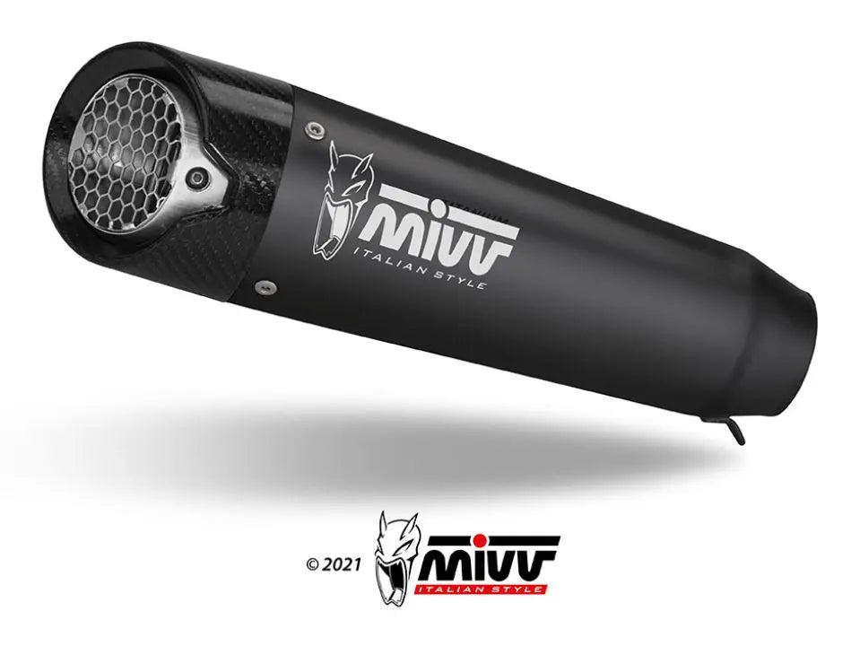 MIVV X-M4 Black Full Exhaust 25-26 Yamaha R9, 24-26 MT-09, 22-26 XSR900/GP
