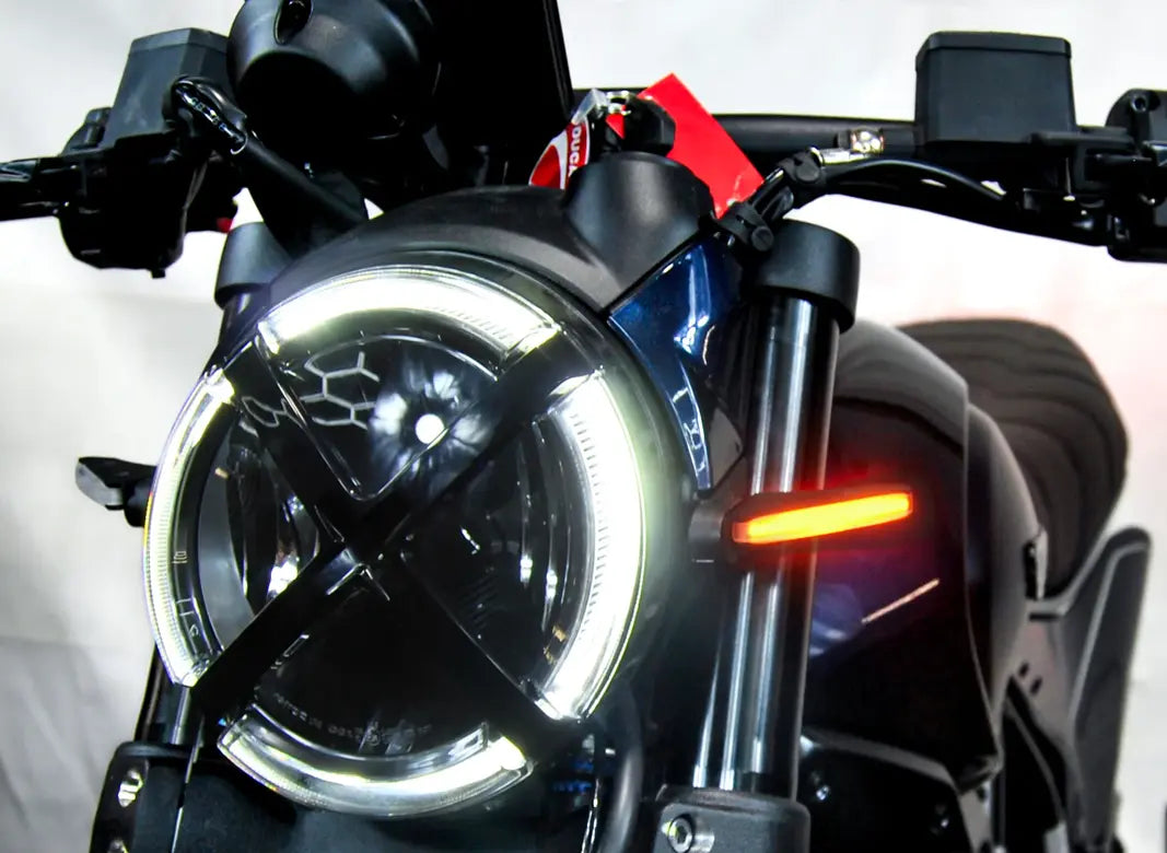 New Rage Cycles Front Turn Signals 23-26 Ducati Scrambler 800 Next Gent