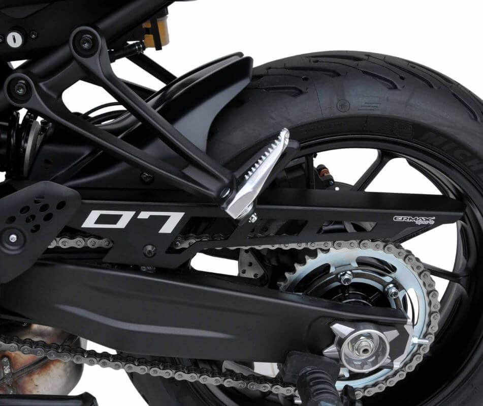 Ermax Rear Hugger w.Aluminum Chain Guard '21-'23 Yamaha MT-07