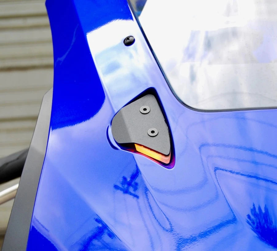 New Rage Cycles Mirror Block Off Turn Signals '25+ Yamaha R9