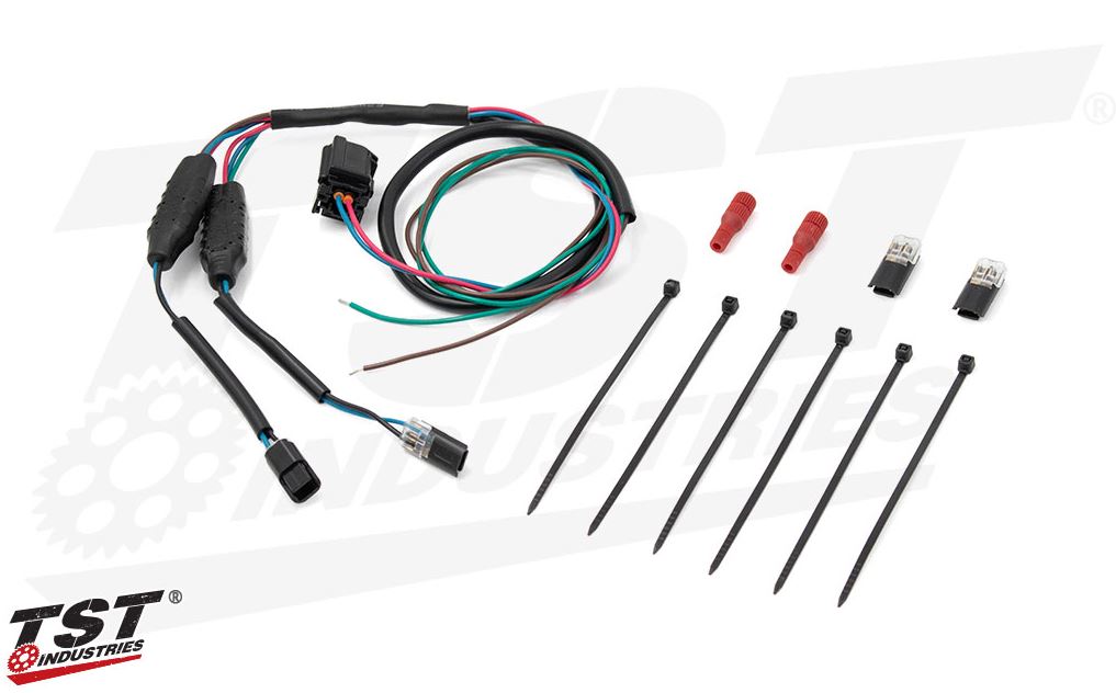 TST Industries DRL To Turn Signal Harness Converter 2024+ Yamaha MT-09