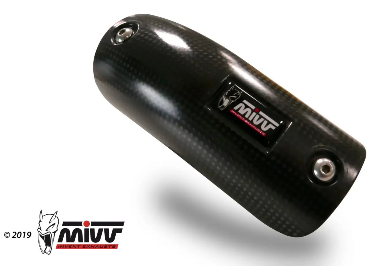 MIVV Carbon Heatshield for Dakar Slip-On Exhaust 19-26 Yamaha Tenere 700