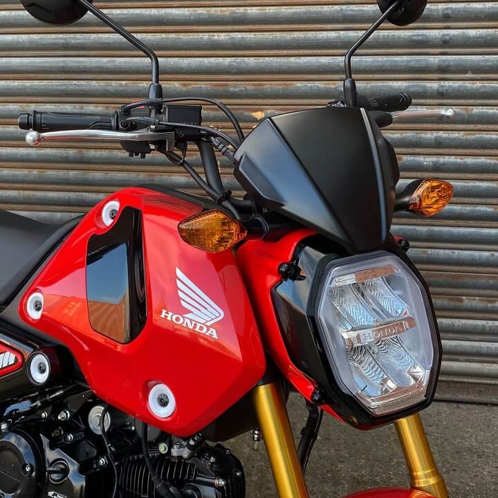 Pyramid Fly Screen Honda Grom '21-'23 | Matte Black