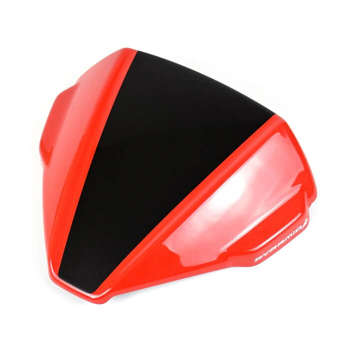 Pyramid Fly Screen Honda Grom '21-'23 | Gayety Red/Gloss Black