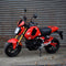 Pyramid Hugger Honda Grom '21-'23 | Gayety Red/Gloss Black