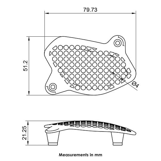 Pyramid Lower Headlight Guards Yamaha Tracer 9 GT '21-'23 | Matte Black