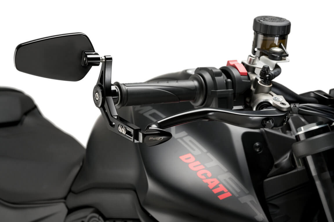 Puig Universal Brake Lever Protector w/ Rearview Mirror Pro