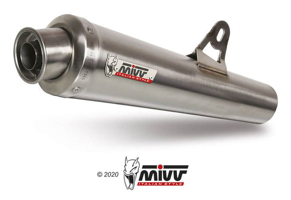 MIVV X-Cone Stainless Steel Slip-On Exhaust '08-'16 Aprilia Shiver 750