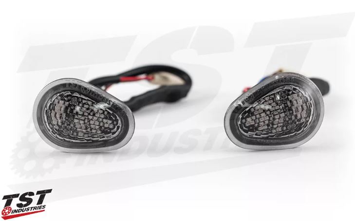 TST Industries GRT Front LED Flushmount Turn Signals 15-24 Yamaha R3