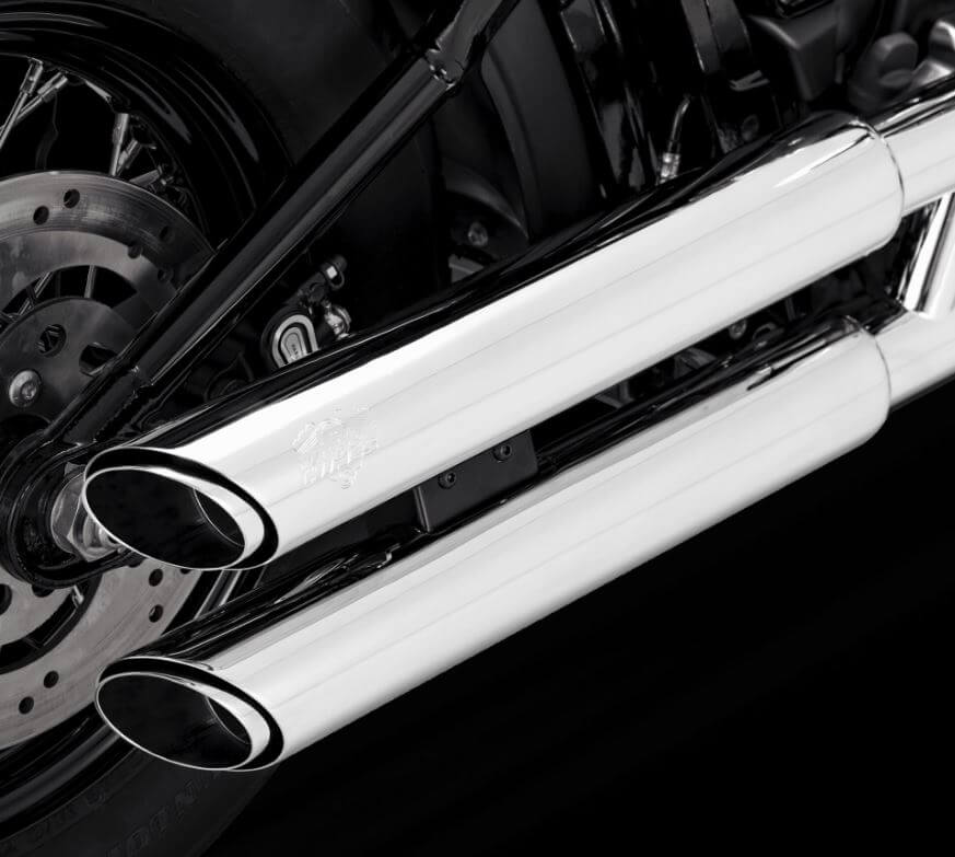 Vance & Hines Twin Slash 3" Slip-On Exhausts '18-'23 Harley-Davidson Softail