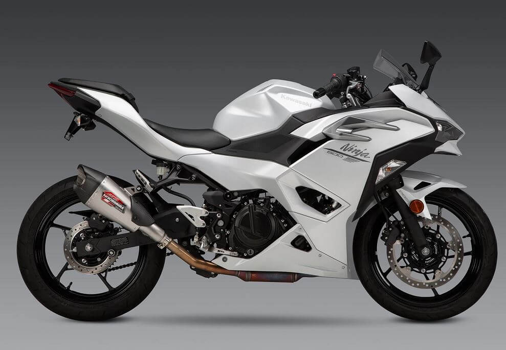 ニカ Yoshimura AT2 Stainless Slip-On Exhaust 2024- Kawasaki Ninja 500/Z500