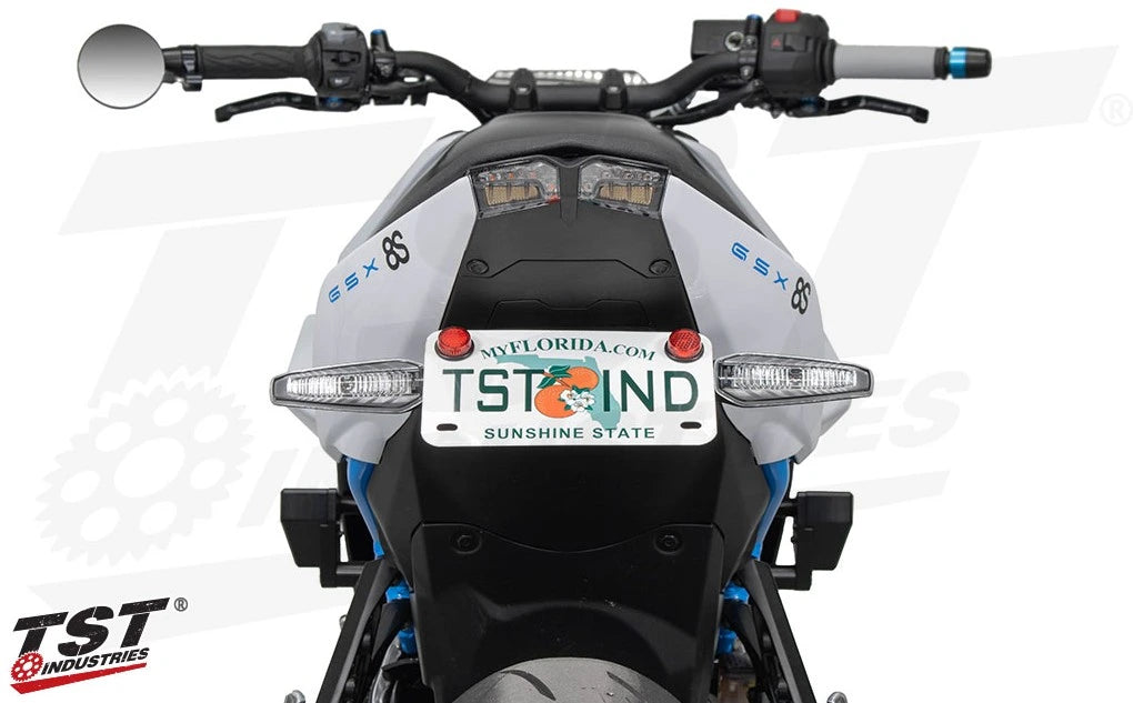 TST Industries OEM Rear Turn Signal Bracket 23-26 Suzuki GSX-8S, 24-26 GSX-8R