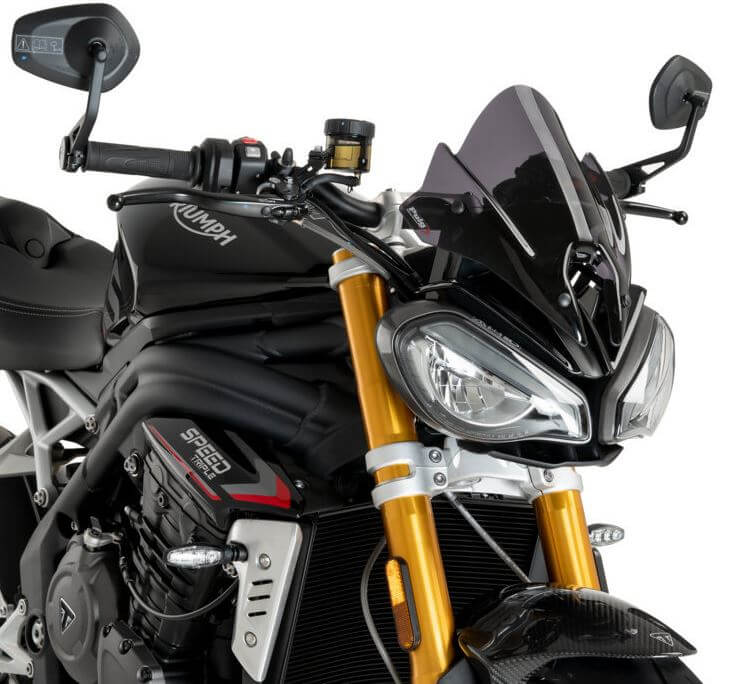 Puig Racing New Generation Windscreen '21-'23 Triumph Speed Triple 1200 RS