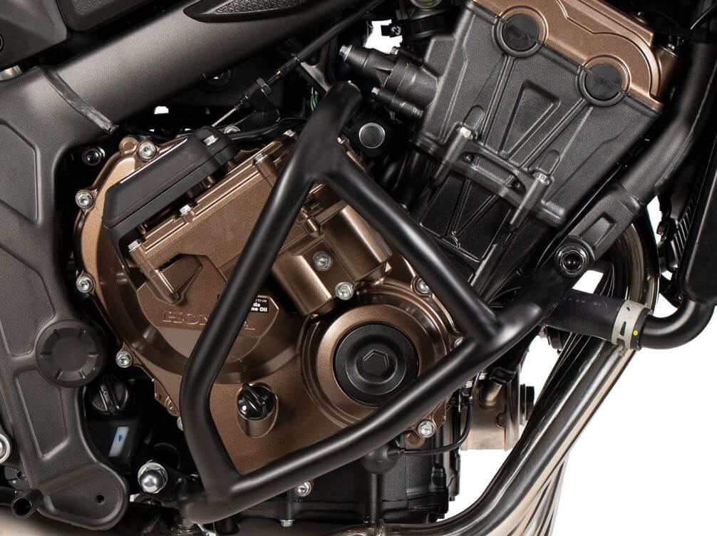 Hepco & Becker Engine Protection Bar "Solid' Black 24- Honda CB650R E-Clutch