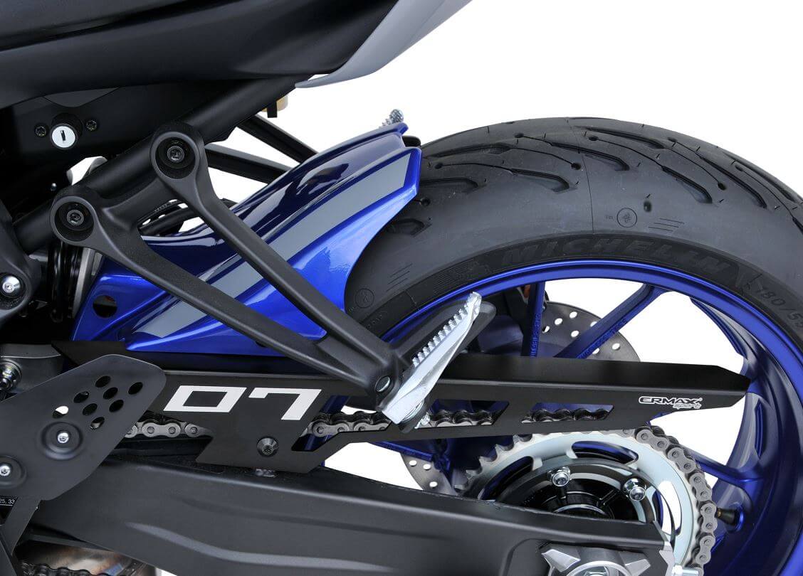 Ermax Rear Hugger w.Aluminum Chain Guard '21-'23 Yamaha MT-07